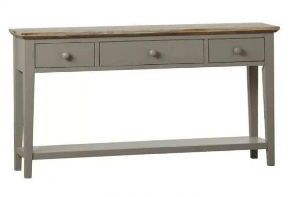 Chatham slimline console table, dove grey