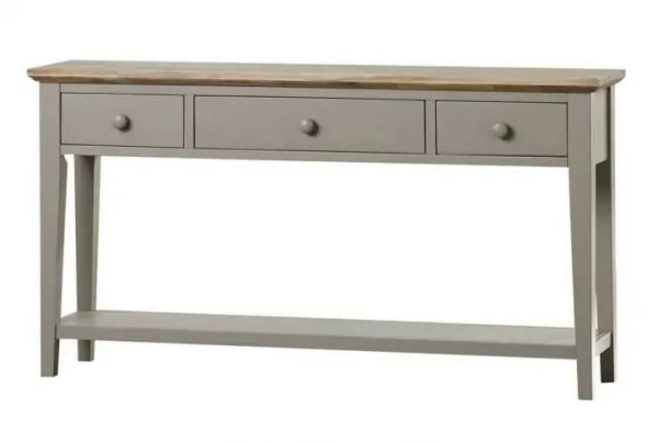Chatham slimline console table, dove grey