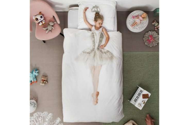 Snurk ballerina kids duvet set, single Snurk ballerina kids duvet set, single - image 2