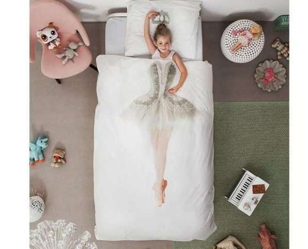 Snurk Ballerina Kids Duvet Set, Single