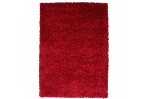 Wine red shaggy rug, vancouver, various sizes