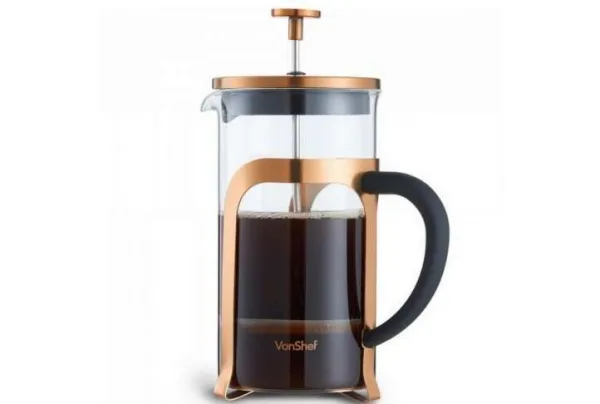 Vonshef 8 cup copper french press