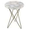 Agate and Brass Hue Side Table