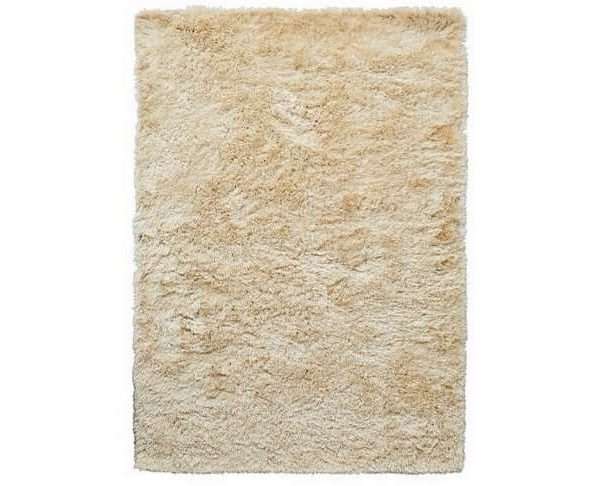 Shimmer Thick Pile Shaggy Rug, Champagne