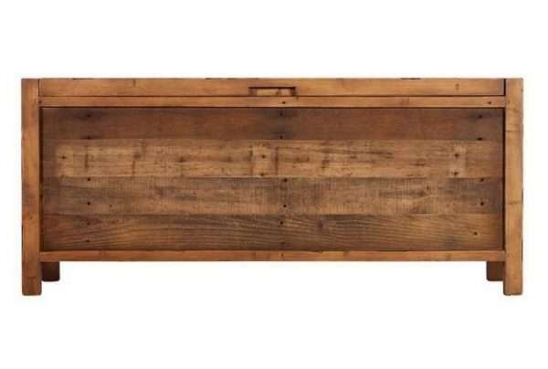 Blake reclaimed wood rectangular blanket box