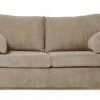 2 Seater Keswick Sofabed Fabric With Large Arms, Coffee