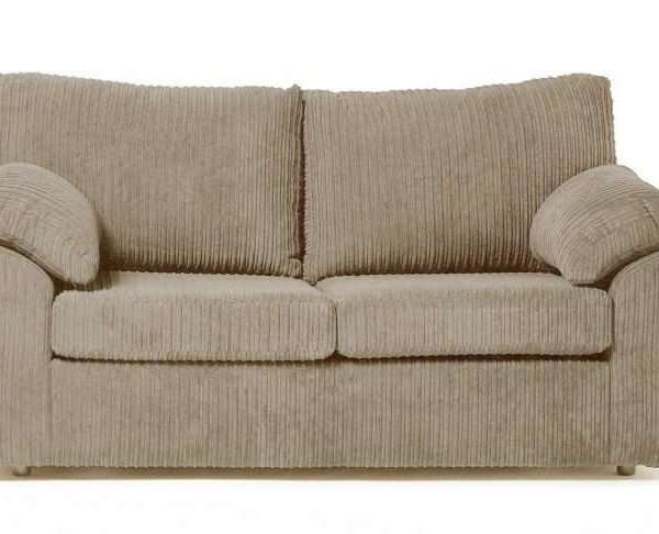 2 Seater Keswick Sofabed Fabric With Large Arms, Coffee