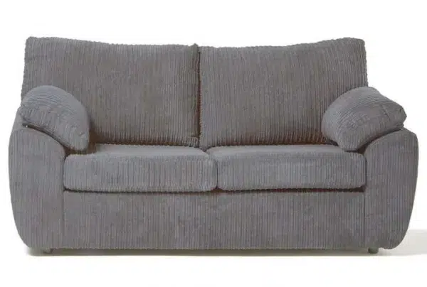 2 seater keswick sofabed fabric with large arms, grey