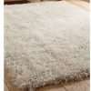 Boston Shag Pile Rug, Various Sizes, White