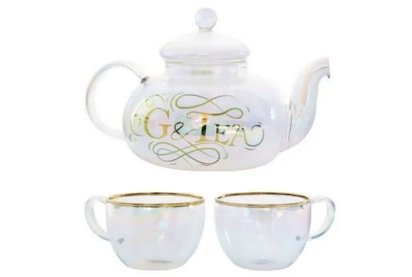 G & tea cocktail set with infuser