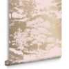 Meadow Rose Gold Easy To Apply Wallpaper