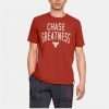 UA x Project Rock Chase Greatness T-Shirt, Orange