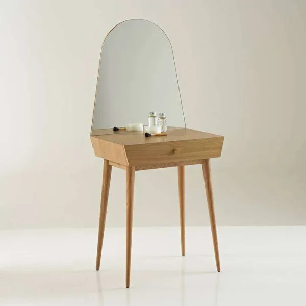 CLAIROY 1 Drawer Dressing Table, Oak