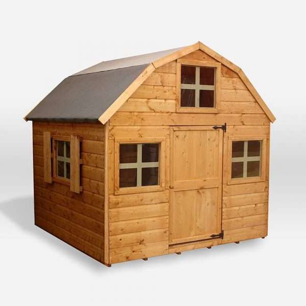 Kids dutch barn style wooden playhouse