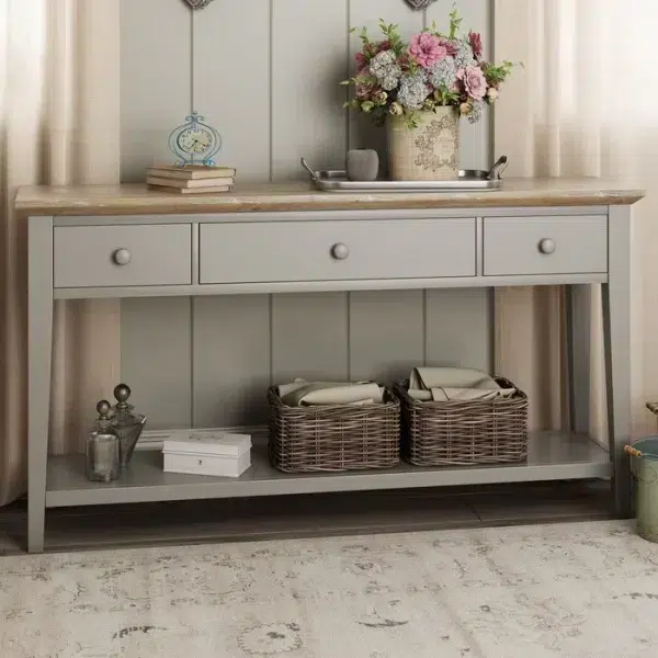 Chatham console table, sage green