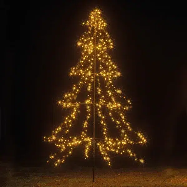 Cool white outdoor led tree tower, 135cm