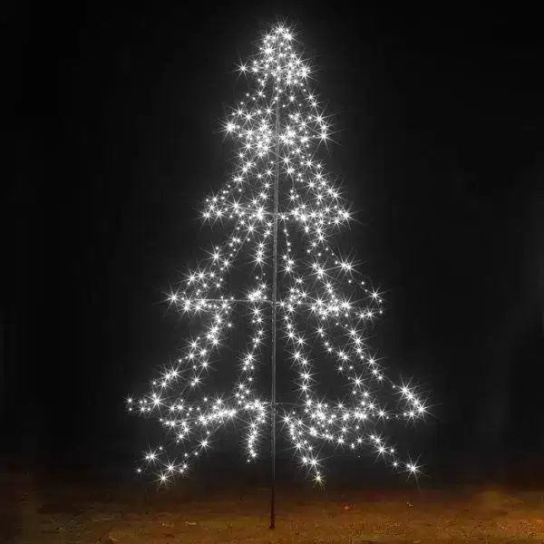 Cool White Outdoor LED Tree Tower, 200cm