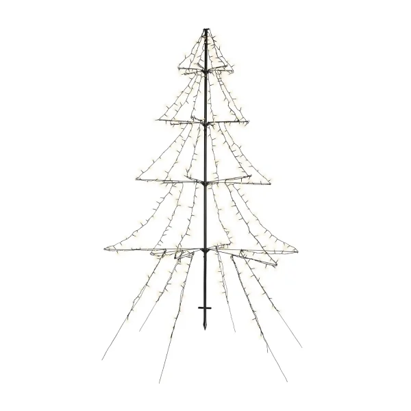 Cool white outdoor led tree tower, 135cm