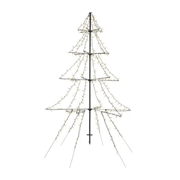 Cool White Outdoor LED Tree Tower, 135cm