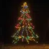 Multi-Coloured Outdoor LED Tree Tower, 135cm