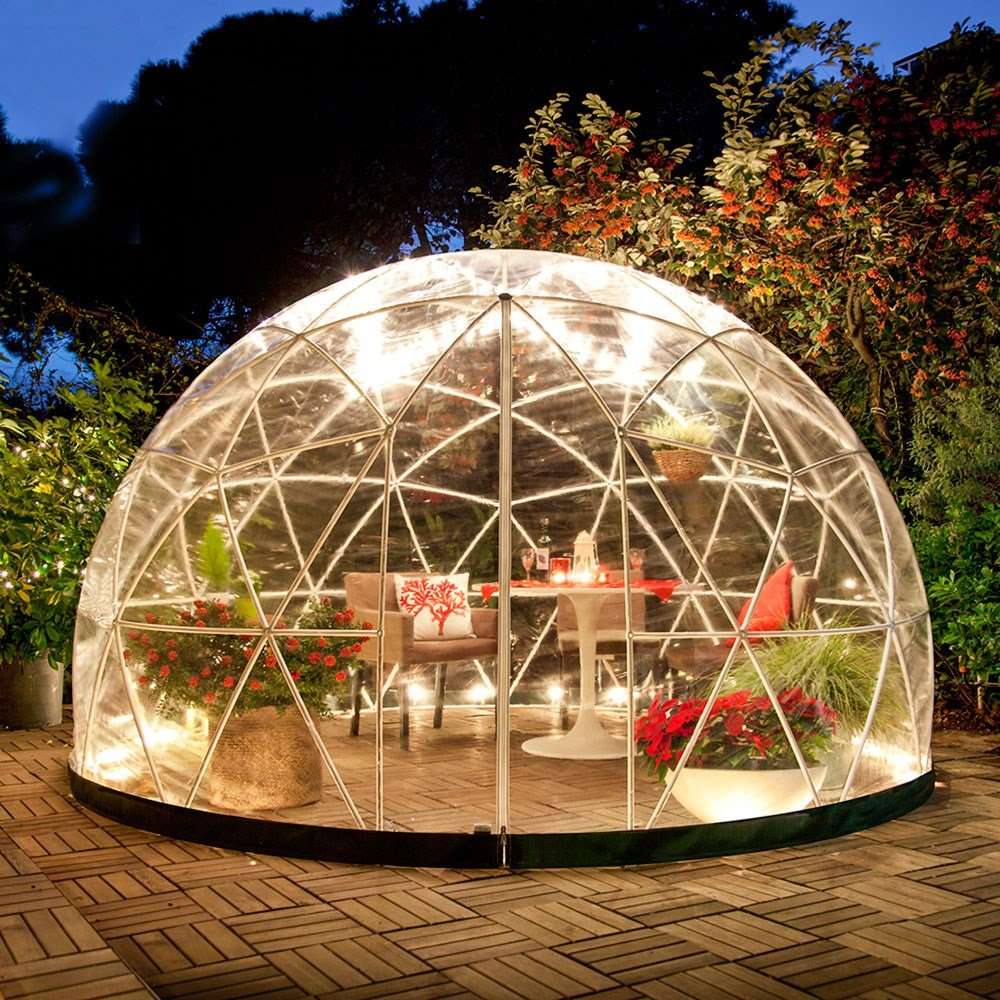 Garden Igloo Dome With PVC Cover Easy To Build Absolute Home
