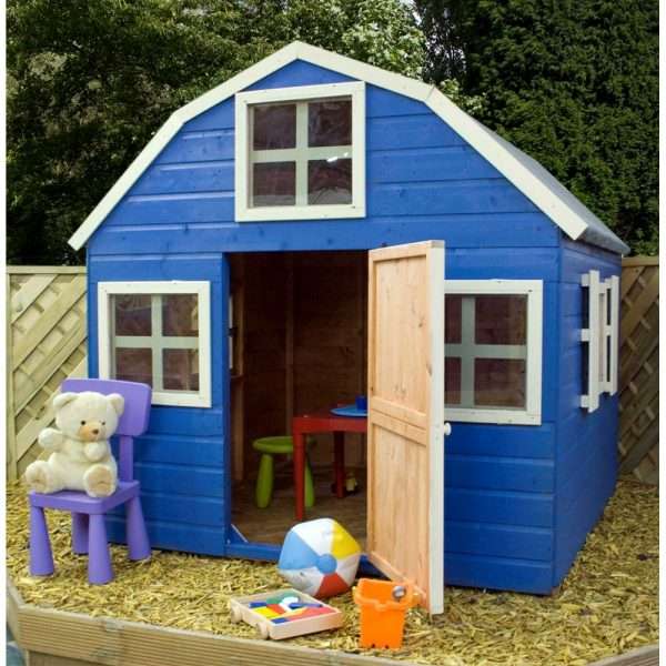 Kids dutch barn style wooden playhouse