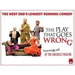 The Play That Goes Wrong Theatre Tickets, Great Prices & Offers
