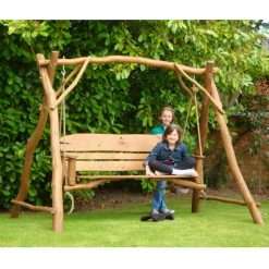 Oak 3 Seater Garden Swing Seat