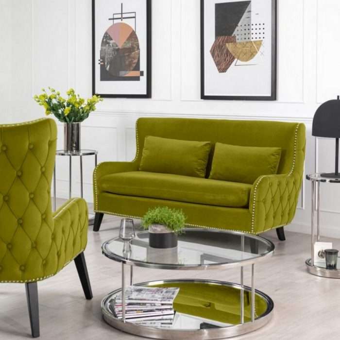 Margonia two seat sofa - olive