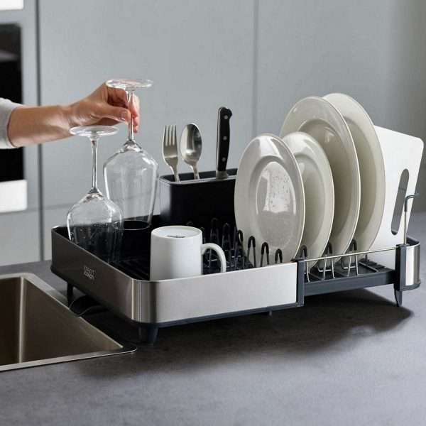 Joseph joseph extending steel dish rack