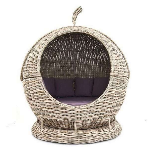 Fiji apple rattan day bed- rotating top