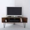 Watford Vintage Corner TV Unit, Walnut Veneer