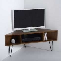 Watford Vintage Corner TV Unit, Walnut Veneer