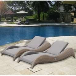 Meteor Rattan Sun Lounger