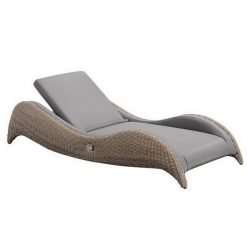 Meteor Rattan Sun Lounger