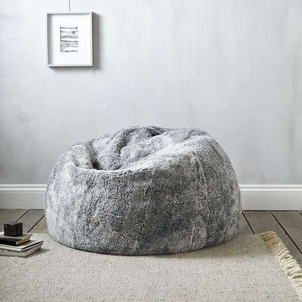 Curl sheepskin beanbag, medium