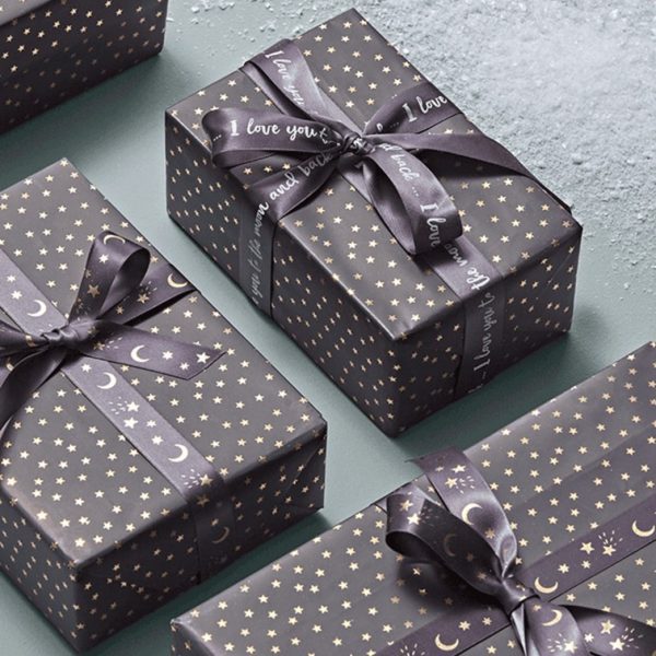 Mini stars wrapping paper