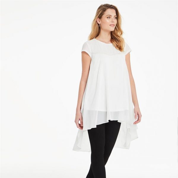 Joanna hope contrast sequin blouse, ivory