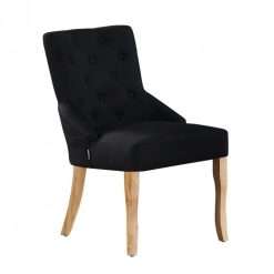 Kensington LUX Dining Chair, Black