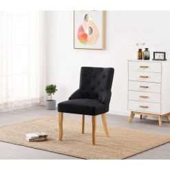 Kensington LUX Dining Chair, Black