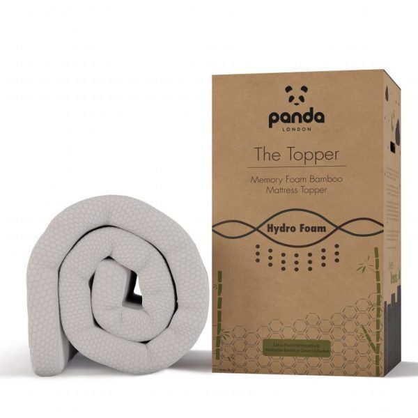 Panda memory foam bamboo topper, super king