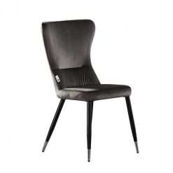 New York LUX Dining Chair, Dark Grey