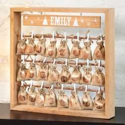 Personalised Wooden Advent Calendar