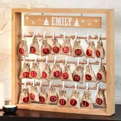 Personalised Wooden Advent Calendar