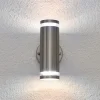 Tiberus Stainless Steel LED Outdoor Wall Light