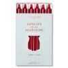 6 x Cire Trudon Unscented Dinner Candles, Burgundy