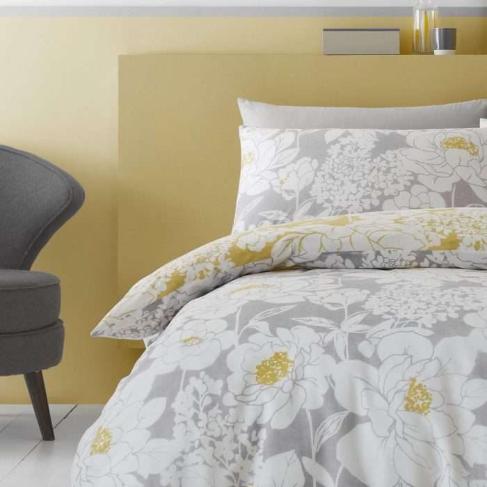 Saskia floral reversible duvet set by catherine lansfield
