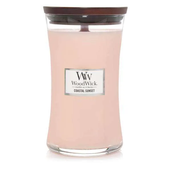 WoodWick Coastal Sunset Large Jar Candle, 180 Hours