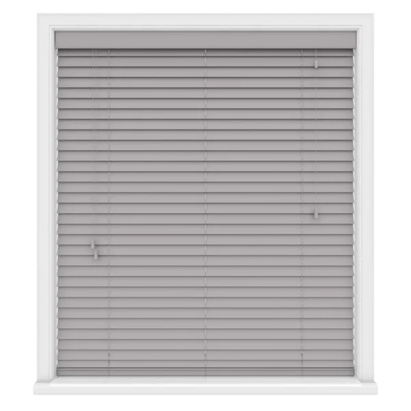 Ash Grey Real Wood Roman Blind, Made to Measure