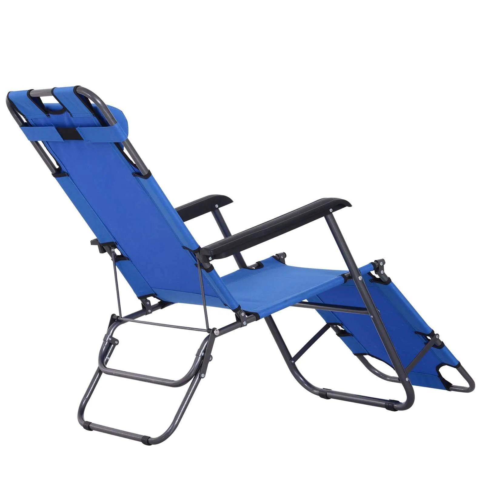 Outsunny 2 in 1 reclining garden sun lounger Outsunny 2 in 1 reclining garden sun lounger